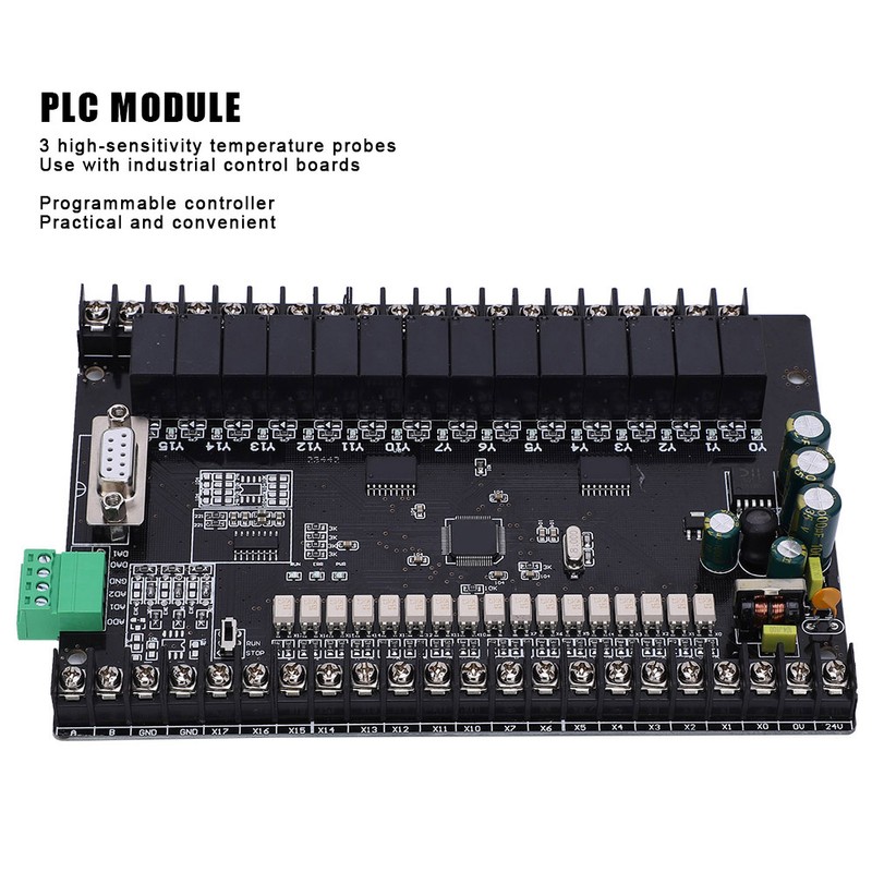 Industrial Control Board PLC Controller Module NTC Temperature Measurement FX1N-30MR-3NTC