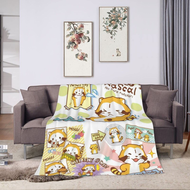 Rascal Blanket Flannel Soft Fluffy Blanket, Single, Dust Mite, Antibacterial,