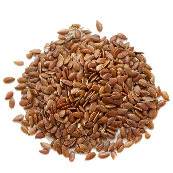 Raw Brown Flax Seeds by It's Delish, 5 lbs Bulk