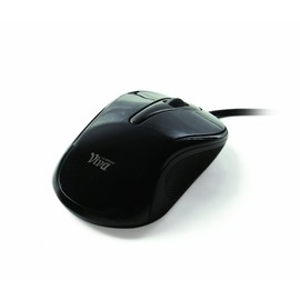 CLiPtec Viva Pro Wired 3 Button Optical Mouse - Black