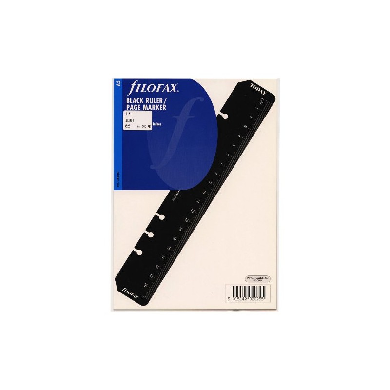 A5 Ruler page marker black