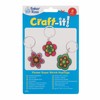 Baker Ross Flower Super Shrink Keyrings - Pack of 8,