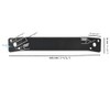 7-1/ in Long Fence Post Mounting Corner Connector Brackets, Carbon