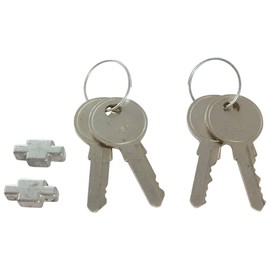 Latch Lock – Twin Keyed Alike Aluminium Black Powder Coated