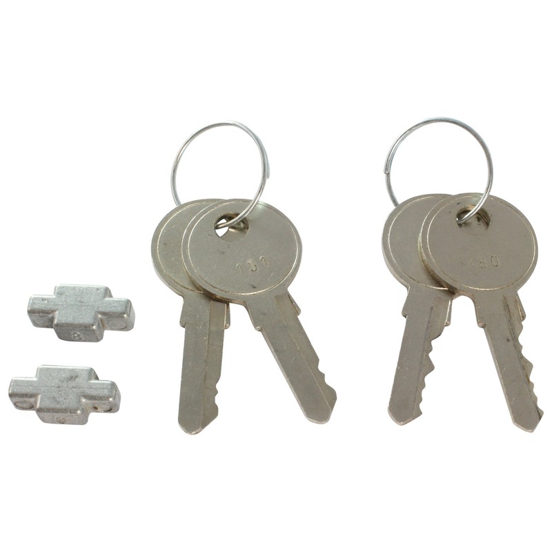 Latch Lock – Twin Keyed Alike Aluminium Black Powder Coated