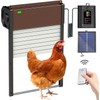 Automatic Chicken Coop Door Solar Powered - Opener Aluminum Auto