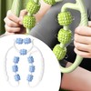 Folpus 9 Wheels Muscle Roller Circular Leg Clamp Muscle Relaxation