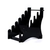 WLSANX Knife Display Stand,Acrylic Desktop Knife Holder Holds 6 Knives