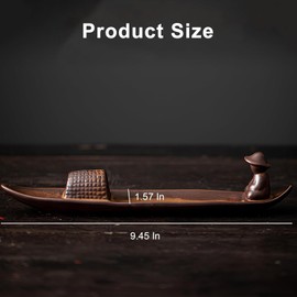 Incense Stick Holder, Ash Catcher for Meditation and Yoga, Elegant Incense Holder for Office, Home Spa, and Relaxation, Ceramic Design for a Calming Atmosphere