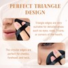 4pcs Triangle Powder Puffs,Soft Reusable Triangle Sponges with Strap for