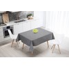 Ideal Textiles Texture Fabric Look PVC Tablecloth, Easy Clean Table