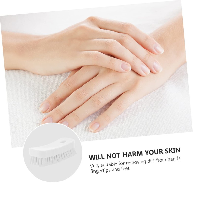 Healvian Fingernail Scrub Brush Soft Bristle Nail Cleaning Tool for