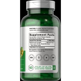Horbäach Lemon Bioflavonoids Complex 1400mg | 200 Capsules | Rutin, Hesperidin | Horbaach