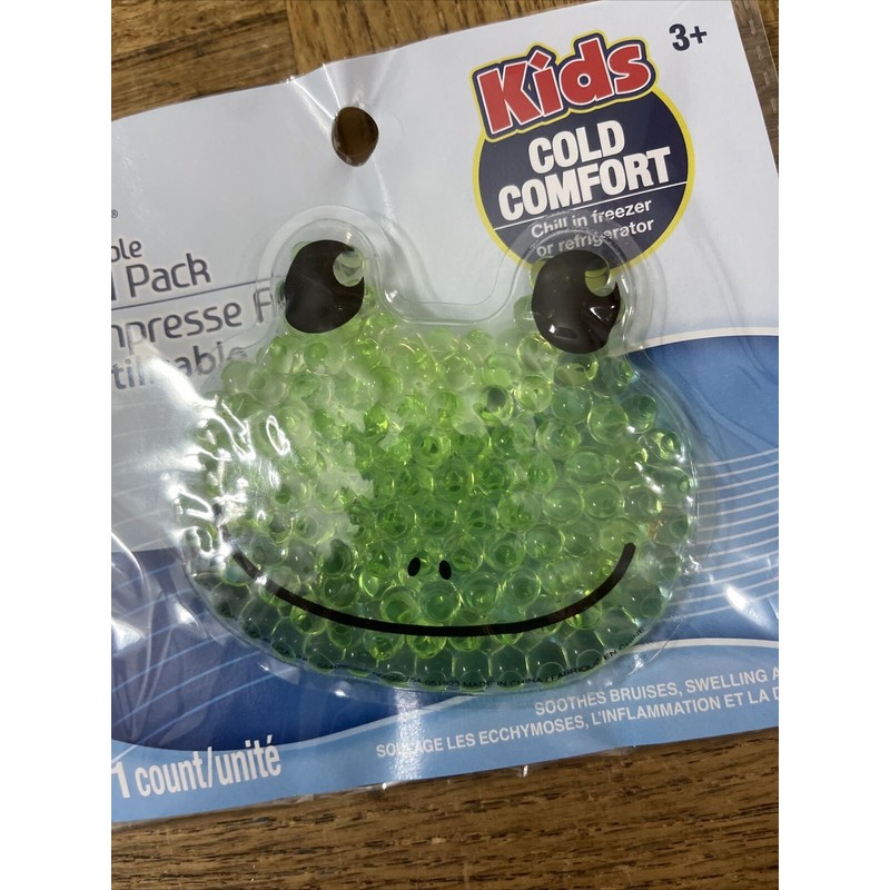 Thera Plus Reusable Cold Pack For Kids Frog