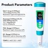 dzdarren 4-in-1 Digital Pool Salt Meter – TDS, EC, Salinity,