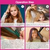 Nuevo peine de tiza para el cabello (6 colores)