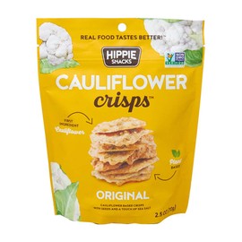 Hippie Snacks, Cauliflower Crisps, Original, 2.5oz