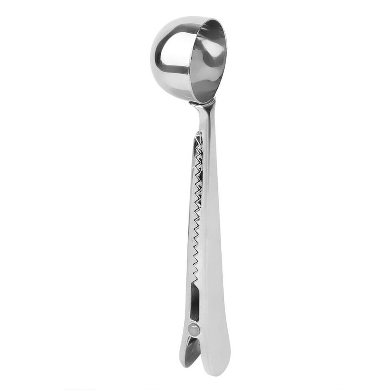 Jeffergarden Measuring Spoon Cuchara 2 en 1 de acero inoxidable