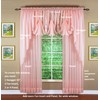 Today's Curtain Emelia Original Voile Panel 84", Rose, 60" W
