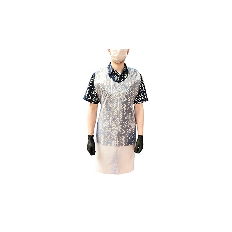 Disposable Aprons with Anti Bacterial Coating - Pack of 100