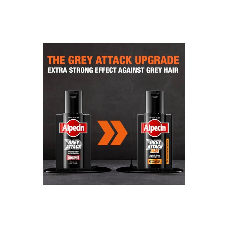 Alpecin Grey Attack MAX Caffeine & Colour Shampoo 1 x