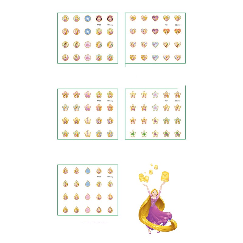 Fashion Yo 5 Sheets Toddlers Princess Elsa Minnie Kids Girls