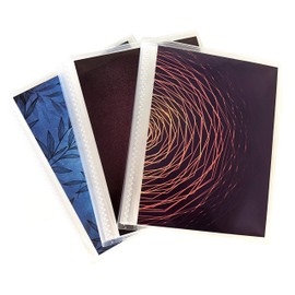 CocoPolka Clear Pocket 4 x 6 Photo Albums Pack of 3, 48 See-Through Pockets in Each Mini Album. Flexible, Removable Covers.