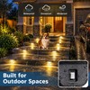Solar Deck Lights Outdoor – Waterproof LED Step Lights for