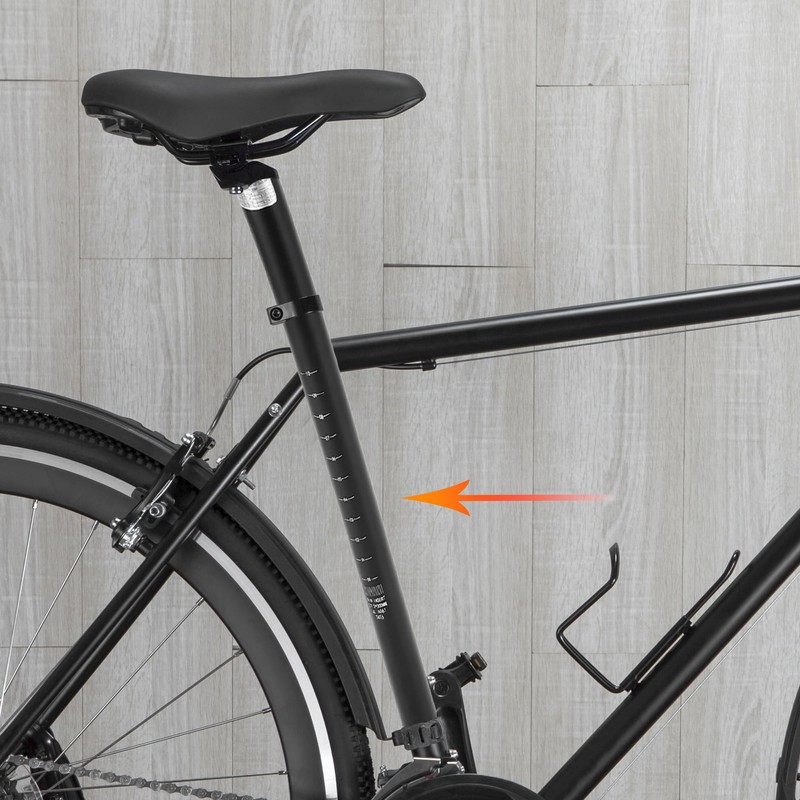 X AUTOHAUX 30.4x300mm Bicycle Seat Post Aluminum Alloy Adjustable with