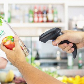 NETUM Wireless Bluetooth Barcode-Scanner Kabellos CCD Bar Code Reader für Android / IOS / Windows XP / 7 / 8 / CE , 32 bit Decoder, Deutsche Tastaturbelegung unterstützt