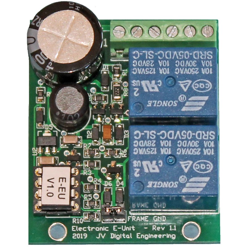 JV Digital Engineering Electronic Model Railroad Reversing Unit (E-Unit) for