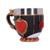 Nemesis Now Pinkys Up Queen of Hearts Cup, 11cm, Black