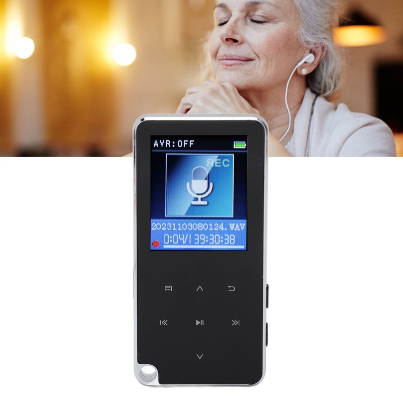 MP3 Player Bluetooth 5.2 Built in HD Speaker HiFi Sound