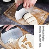 Dough Scraper, Pastry Scraper, Bench Scraper, Multi-Purpose Stainless Steel Griddle