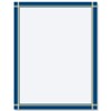 PaperDirect Regal Blue Opulence Border Paper, Royal Blue Outer Border