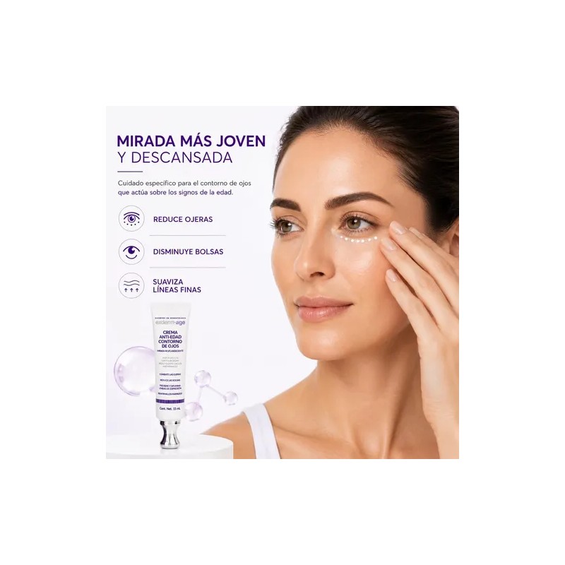 Kit Exderm Age Antiedad Crema Dia + Noche + Contorno