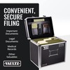 Vaultz Locking File Organizer Box - 13.5 x 13.25 x