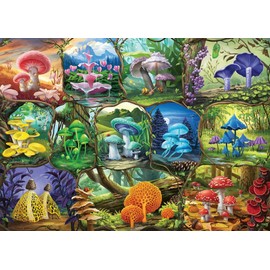 Ravensburger Beautiful Mushrooms 1000 Piece Jigsaw Puzzle for Adults - 17312 - Every Piece is Unique, Softclick Technology Means Pieces Fit Together Perfectly