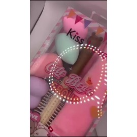 Kit De Esponjas De Maquillaje Beauty Toalla Y Peine