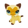 CFCLLBR #3573 Mini Pet Toys Brown Heart Face Short Hair