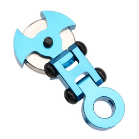 ShareGoo 4Pack Metal Magnetic Stealth Invisible Body Post Mount Upgrade Parts Compatible with Axial SCX10 HSP Redcat D90 1/10 RC Crawler Drift Car Truck (Blue)