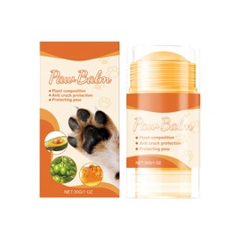 Pfotenbalsam Hund, Pfotenpflege Hund für Hunde & Katzen Mit Natürlichen Pflanzenextrakten, Pfotenschutz Hund für Heilt, Regeneriert & Stärkt Trockene, Rissige & Beschädigte Pfoten, 07