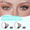Lash Extension Kit 280PCS Eyelash Clusters 40D 50D DIY Eyelash