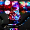 YEMEKO Laser DND Rainbow Dice Set Dungeons and Dragons Dice
