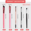 5pcs Eyebrow Brushes Kit, Soft Eyebrow Brush for Makeup Multifunctional