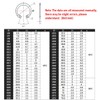 CONPHERON Internal Seeger Ring Snap Rings Manganese Steel C-Clip Circlips