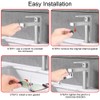 Universal Rotating Faucet Extender 2 Pack 1080 Degree Rotating Faucet