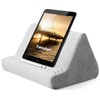 Soft Tablet Stand Pillow with Pocket,Tablet Cushion Stand,Adjustable 3 Viewing