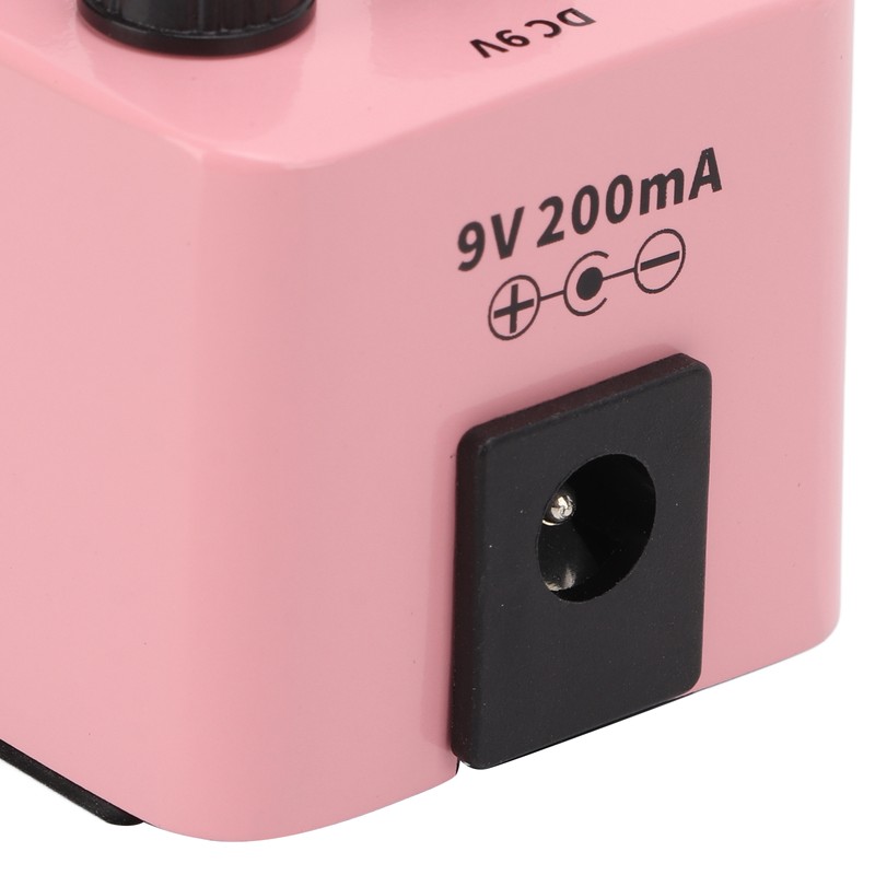 Digital Delay Pedal Metal Pink Guitar Looper Effect Pedals with
