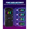 JDVOOTD Upgrade Multifunctional Bright Led Sign - 15” x 4”